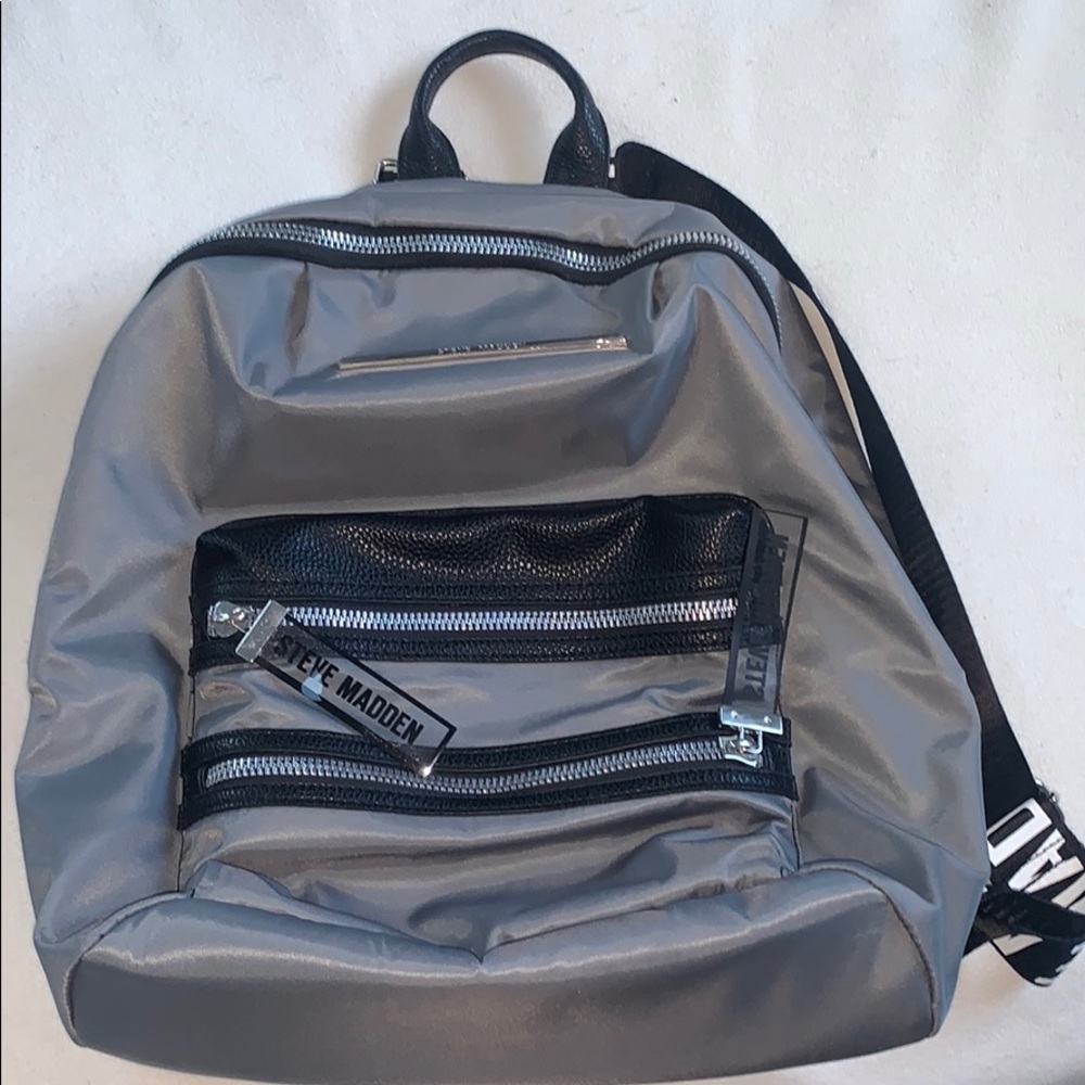 New Steve Madden Gray Backpack
